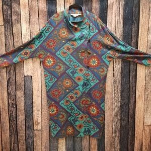 Vintage Bold Pattern Dress